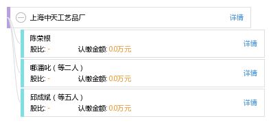 上海中天工藝品廠綜合信息查詢指南 工商、信用、財務與聯系方式